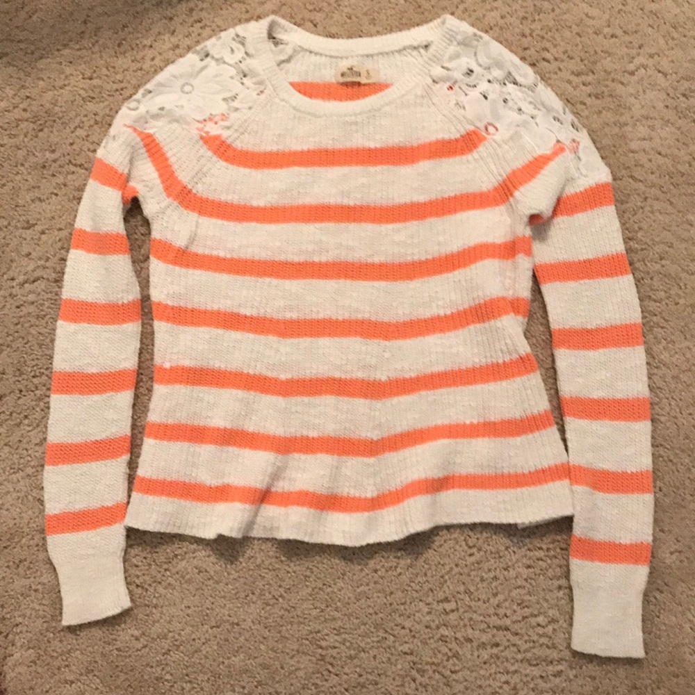 Size Small Hollister Lace-Accented Sweater